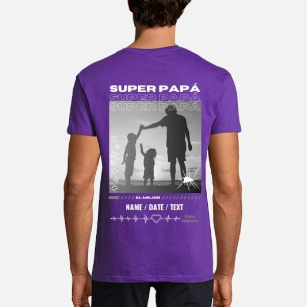 Super papu00e1 personalizable regalo du00eda del padre