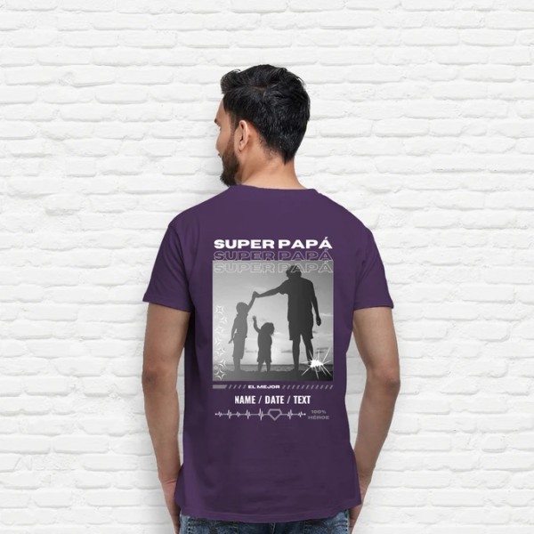 Super papu00e1 personalizable regalo du00eda del padre