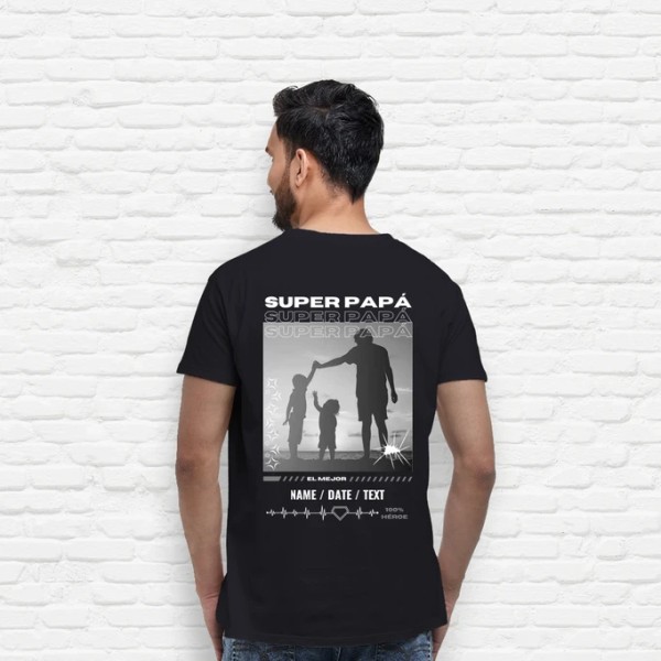 Super papu00e1 personalizable regalo du00eda del padre