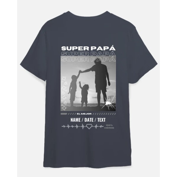 Super papu00e1 personalizable regalo du00eda del padre