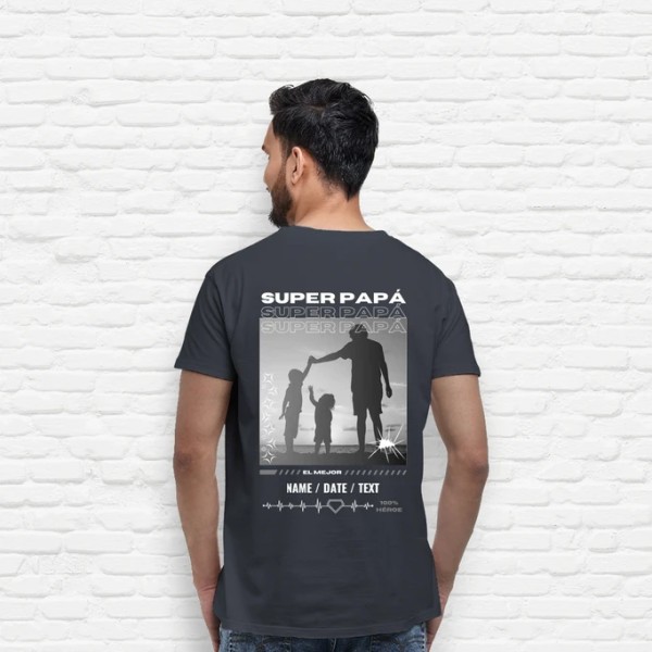 Super papu00e1 personalizable regalo du00eda del padre