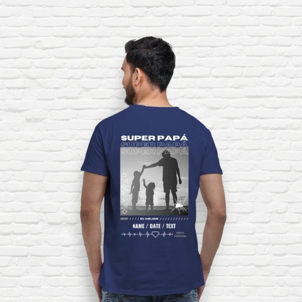 Super papu00e1 personalizable regalo du00eda del padre