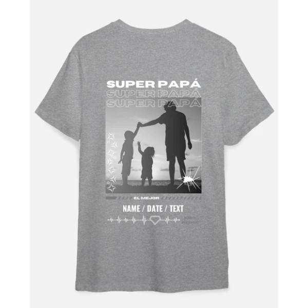 Super papu00e1 personalizable regalo du00eda del padre