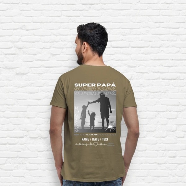 Super papu00e1 personalizable regalo du00eda del padre