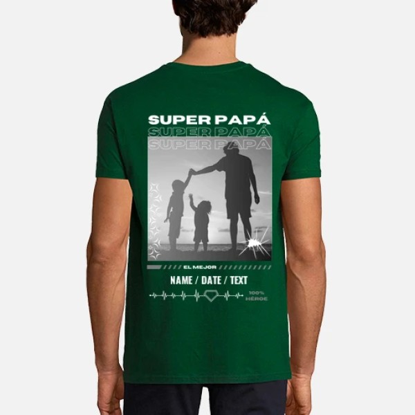Super papu00e1 personalizable regalo du00eda del padre