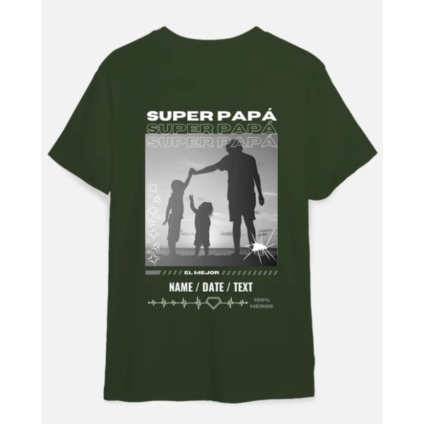 Super papu00e1 personalizable regalo du00eda del padre