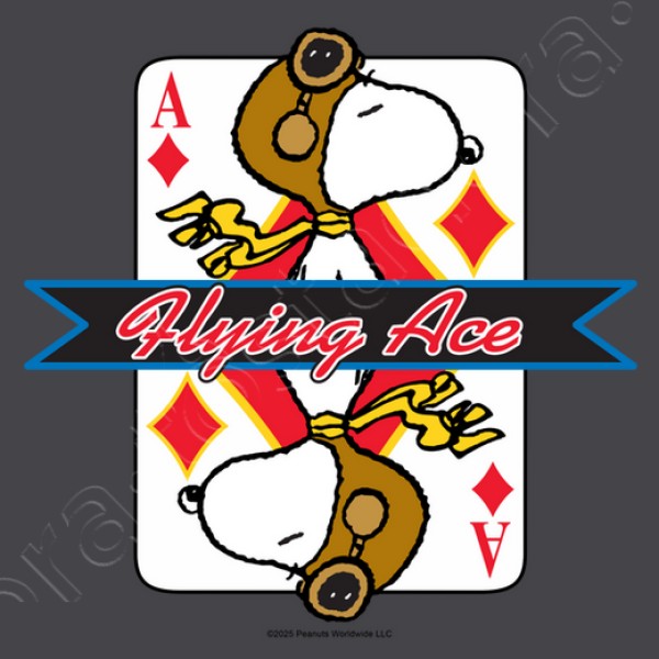 Snoopy Flying Ace diamante