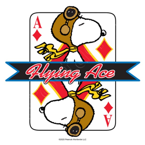 Snoopy Flying Ace diamante