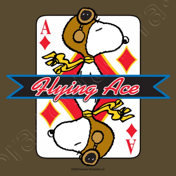 Snoopy Flying Ace diamante