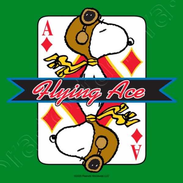 Snoopy Flying Ace diamante