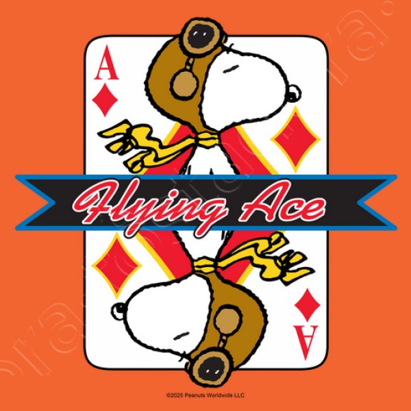 Snoopy Flying Ace diamante