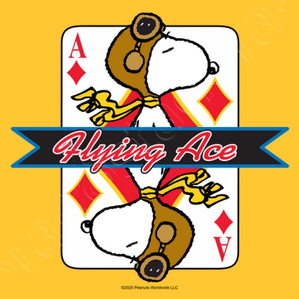 Snoopy Flying Ace diamante