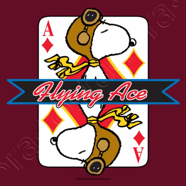 Snoopy Flying Ace diamante