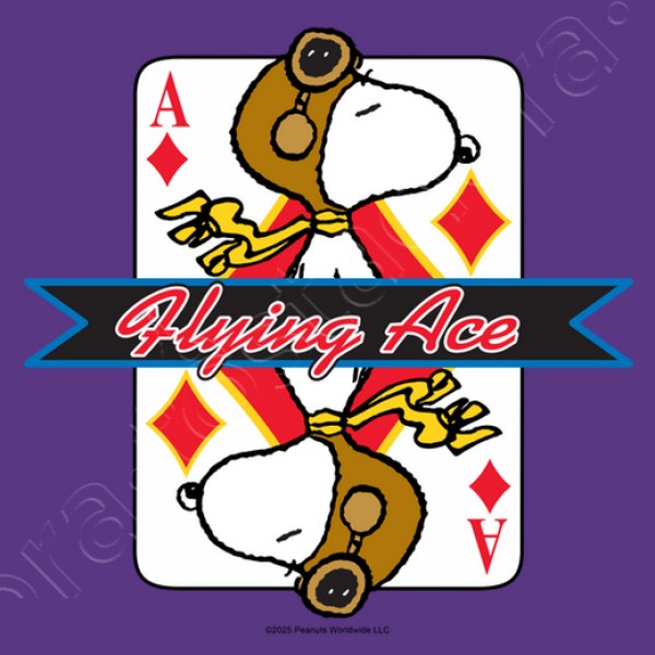 Snoopy Flying Ace diamante