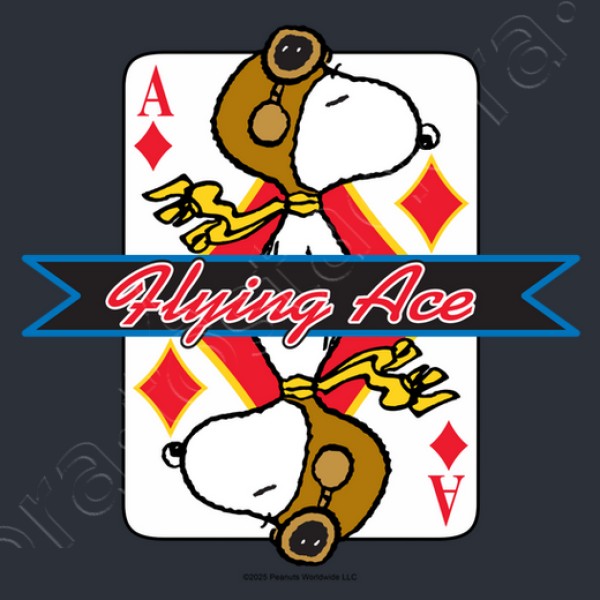 Snoopy Flying Ace diamante