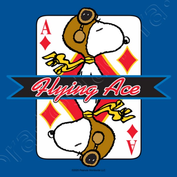 Snoopy Flying Ace diamante