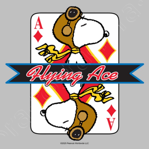 Snoopy Flying Ace diamante
