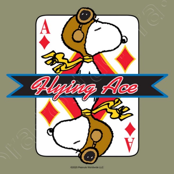 Snoopy Flying Ace diamante