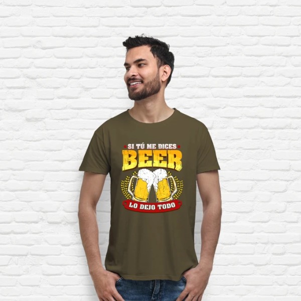 Si tu00fa me dices beer regalo cerveza humor alcohol