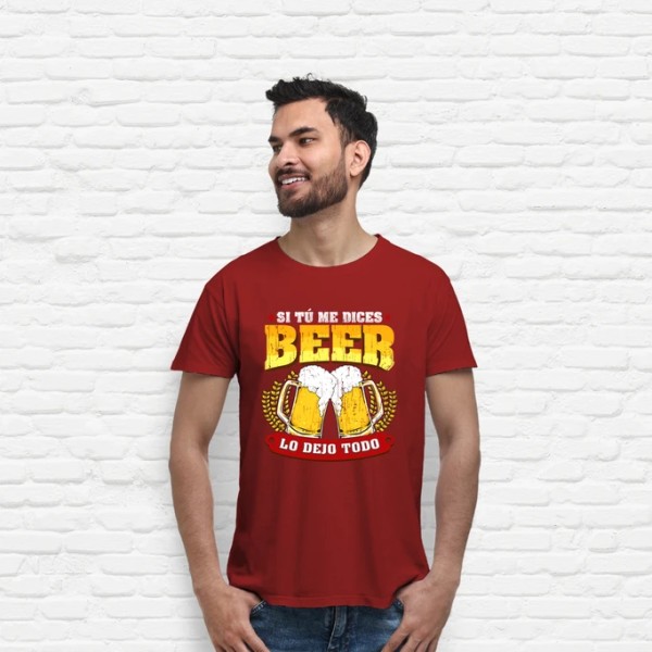 Si tu00fa me dices beer regalo cerveza humor alcohol
