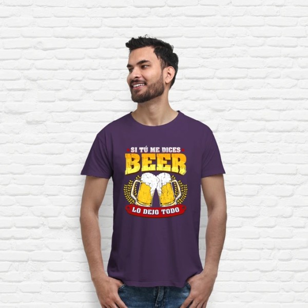 Si tu00fa me dices beer regalo cerveza humor alcohol