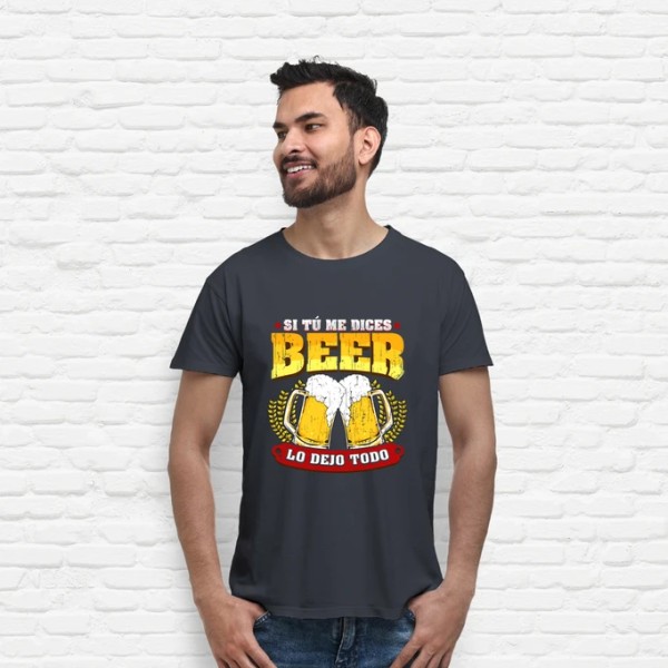 Si tu00fa me dices beer regalo cerveza humor alcohol