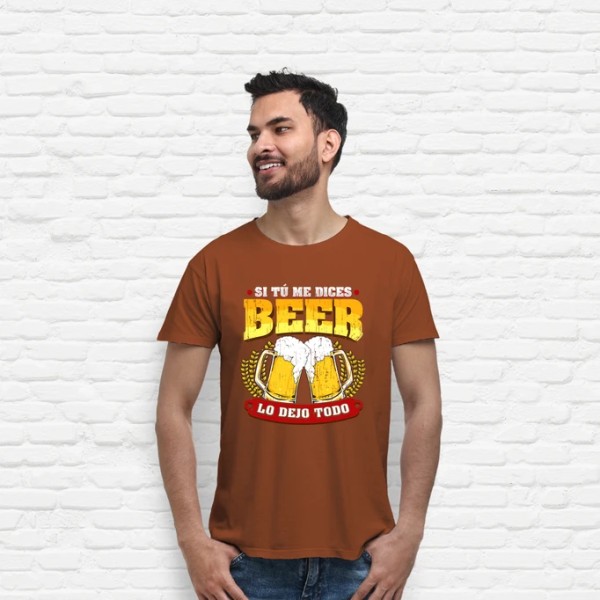 Si tu00fa me dices beer regalo cerveza humor alcohol
