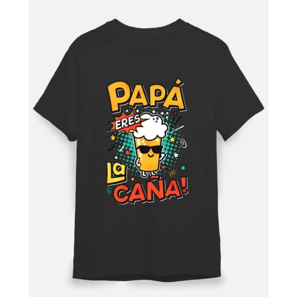 Camiseta graciosa Papu00e1 eres la cau00f1a!