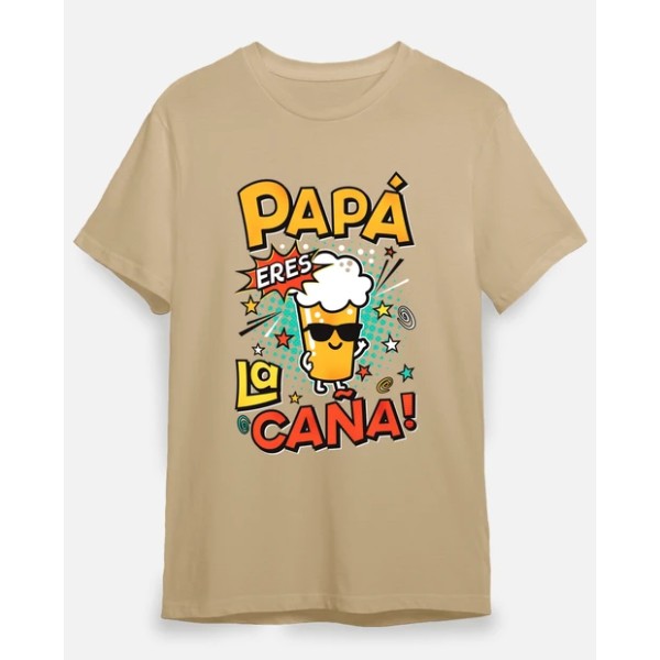 Camiseta graciosa Papu00e1 eres la cau00f1a!