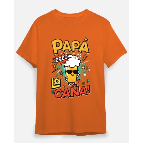 Camiseta graciosa Papu00e1 eres la cau00f1a!