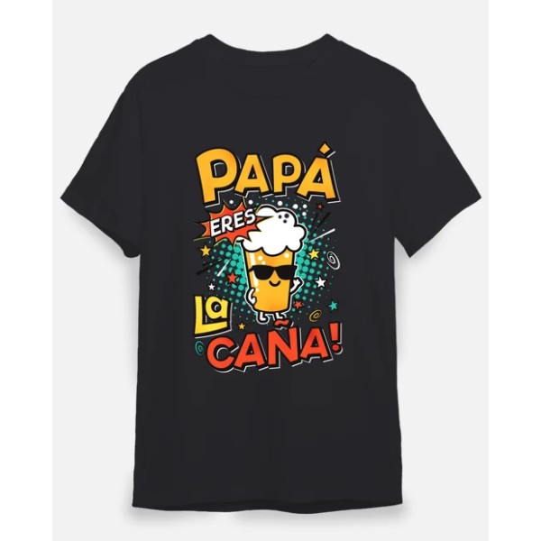 Camiseta graciosa Papu00e1 eres la cau00f1a!