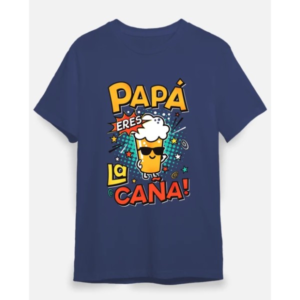 Camiseta graciosa Papu00e1 eres la cau00f1a!