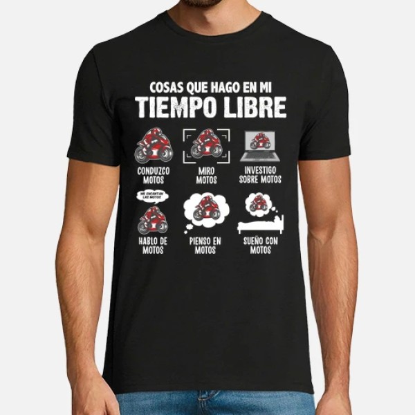 Me Encantan Las Motos Regalo Motero Biker Motociclismo
