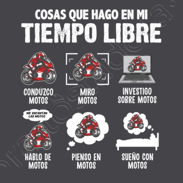 Me Encantan Las Motos Regalo Motero Biker Motociclismo