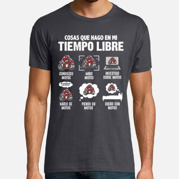 Me Encantan Las Motos Regalo Motero Biker Motociclismo