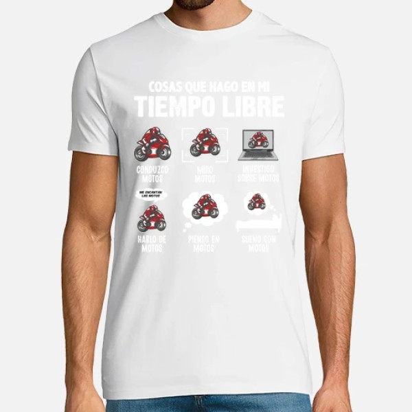 Me Encantan Las Motos Regalo Motero Biker Motociclismo