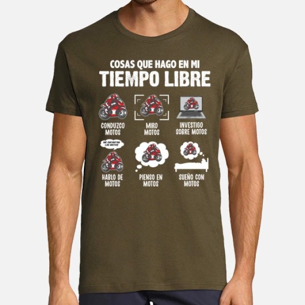 Me Encantan Las Motos Regalo Motero Biker Motociclismo