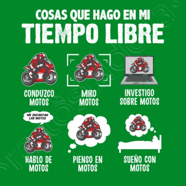 Me Encantan Las Motos Regalo Motero Biker Motociclismo