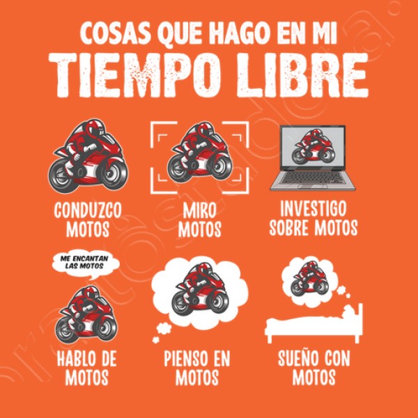 Me Encantan Las Motos Regalo Motero Biker Motociclismo