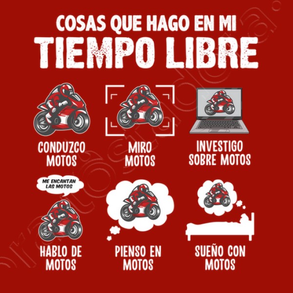 Me Encantan Las Motos Regalo Motero Biker Motociclismo