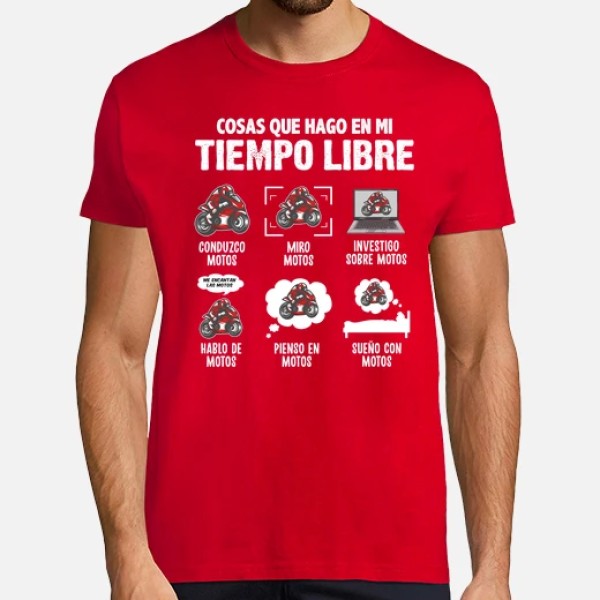 Me Encantan Las Motos Regalo Motero Biker Motociclismo