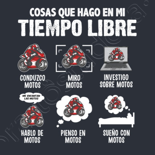Me Encantan Las Motos Regalo Motero Biker Motociclismo
