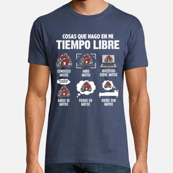 Me Encantan Las Motos Regalo Motero Biker Motociclismo
