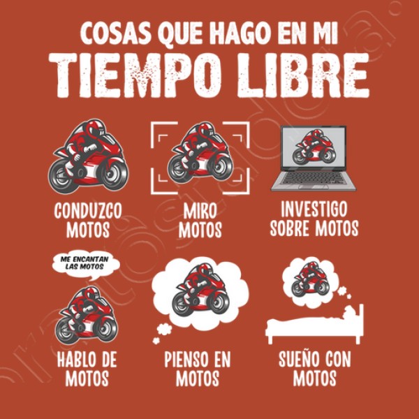 Me Encantan Las Motos Regalo Motero Biker Motociclismo