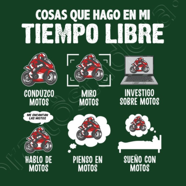 Me Encantan Las Motos Regalo Motero Biker Motociclismo