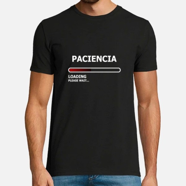 Camiseta hombre Cargando paciencia