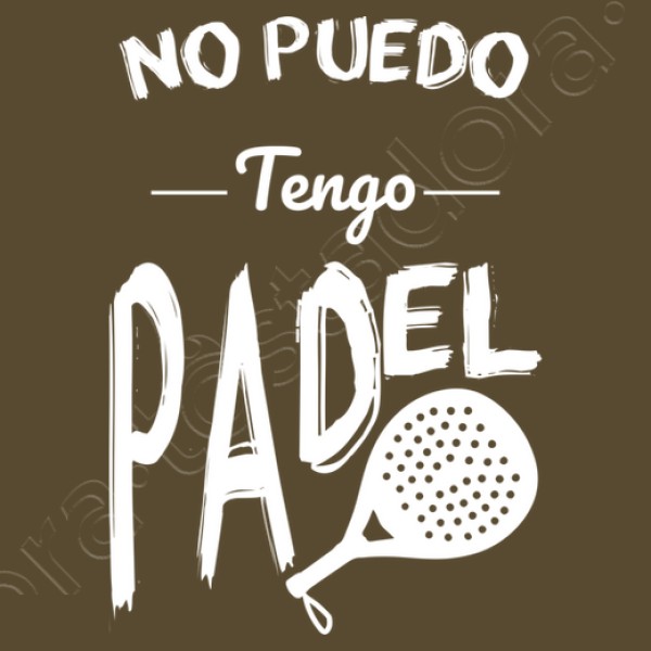 Camiseta hombre No puedo tengo padel