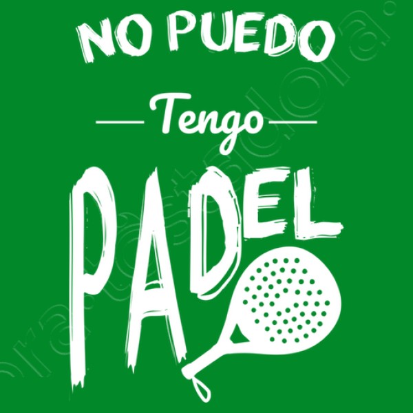 Camiseta hombre No puedo tengo padel
