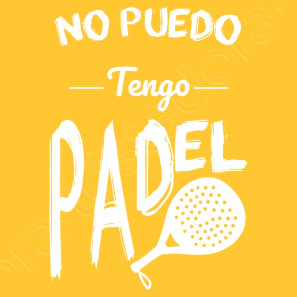 Camiseta hombre No puedo tengo padel