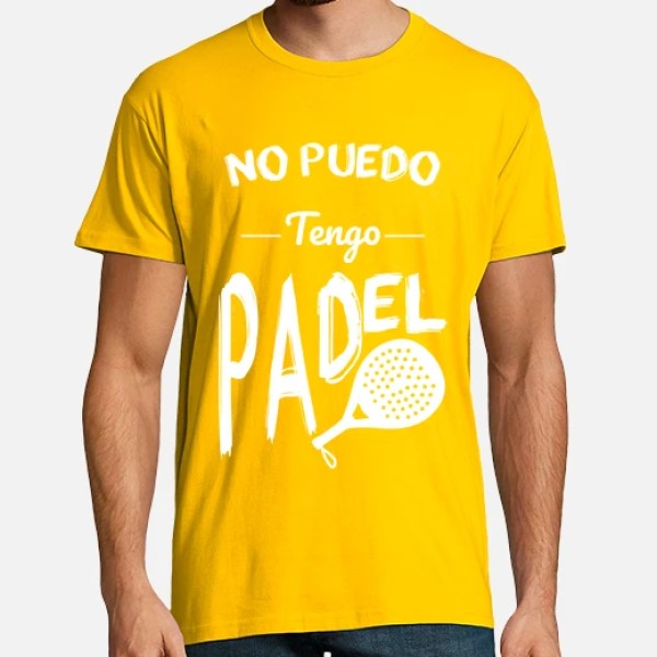 Camiseta hombre No puedo tengo padel